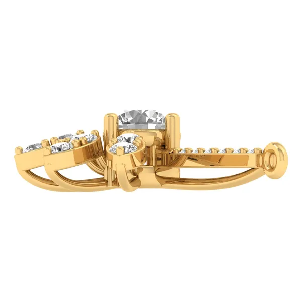 Bold Bridal Diamond Mangalsutra - View 3