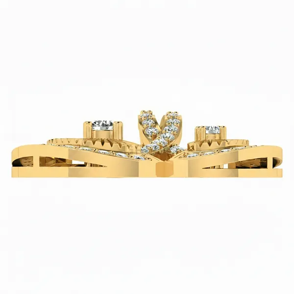 Stately Art Deco Diamond Pendant - View 4