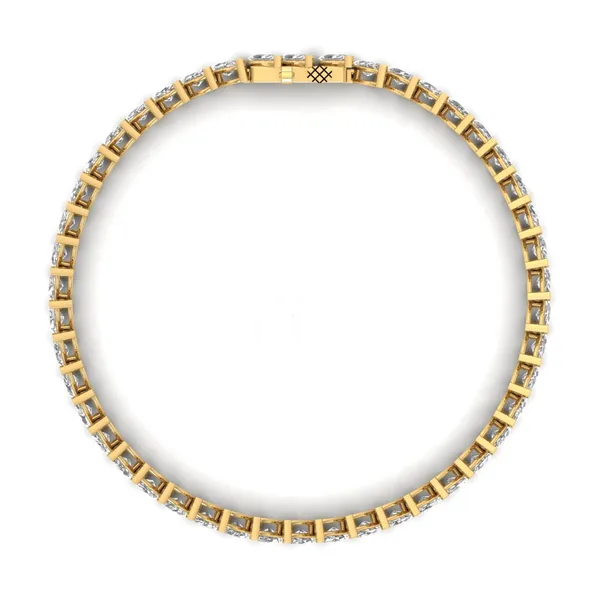 Elegant Filigree Diamond Bracelet - View 3