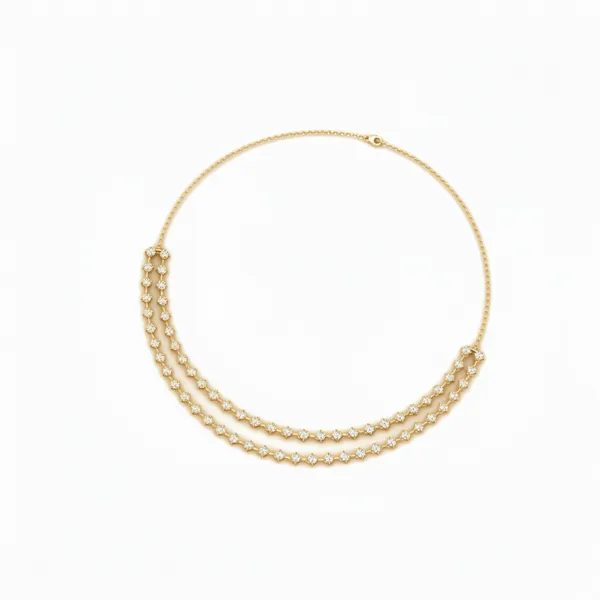 Dazzling Radiance Diamond Necklace - View 3