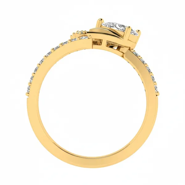 Captivating Micropave Diamond Ring - View 3