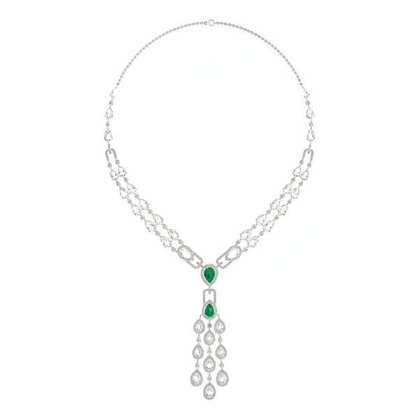 Striking Rope Diamond Necklace - Laboratory-Grown Diamond Necklace