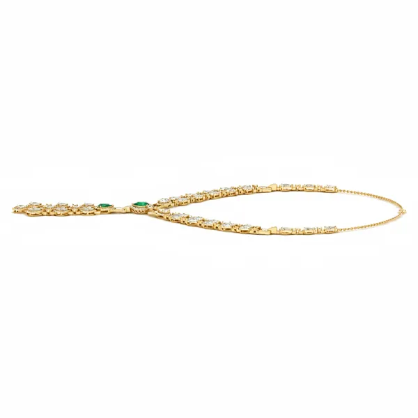 Striking Rope Diamond Necklace - View 2