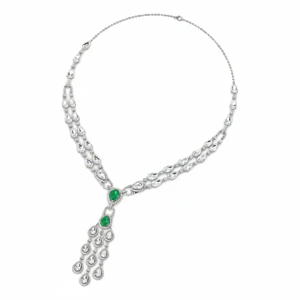 Striking Rope Diamond Necklace - View 3