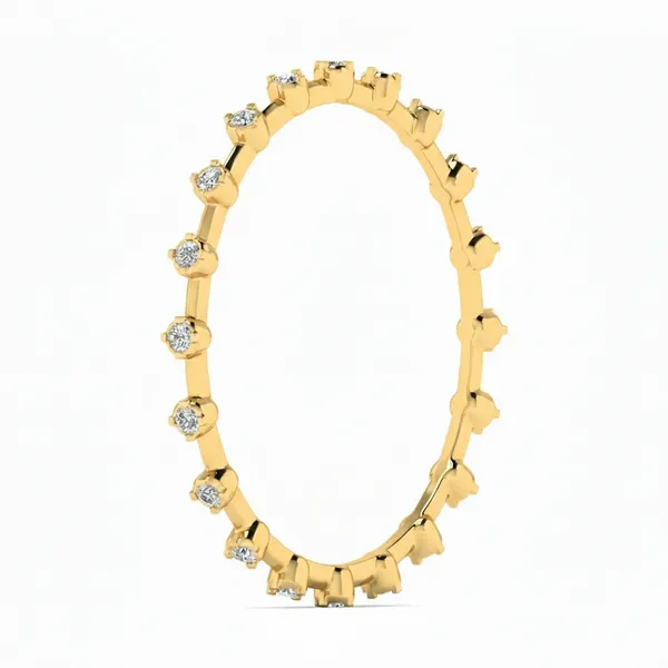 Radiant Classic Diamond Bangle - View 2