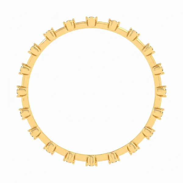 Radiant Classic Diamond Bangle - View 3
