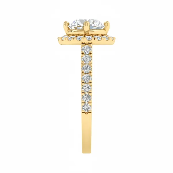 Golden Moonbeam Diamond Ring - View 4