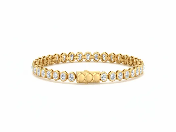 Radiance Bangle-Style Diamond Bracelet - View 3