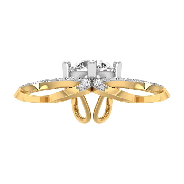 Dreamy Modern Diamond Pendant - View 4