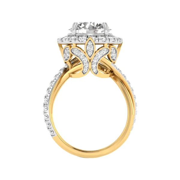 Stately Modern Diamond Ring - View 3