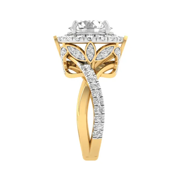 Stately Modern Diamond Ring - View 4