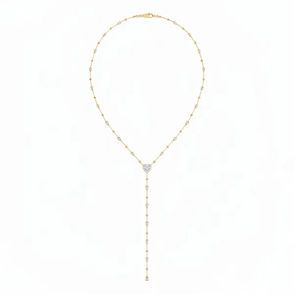 Magnificent Tassel Diamond Necklace - Laboratory-Grown Diamond Necklace