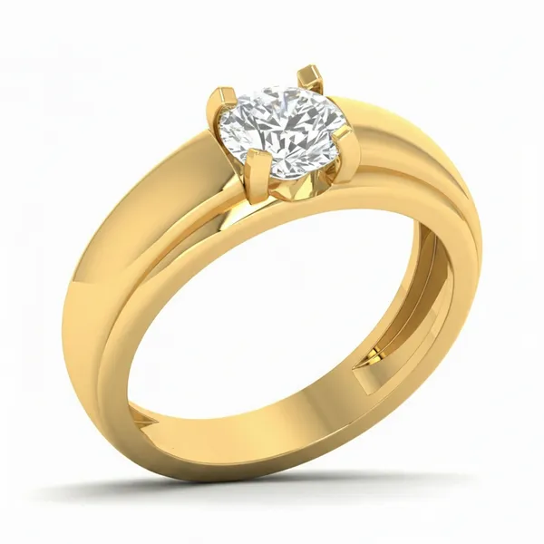 Whimsical Modern Diamond Ring - Laboratory-Grown Diamond Ladies Ring
