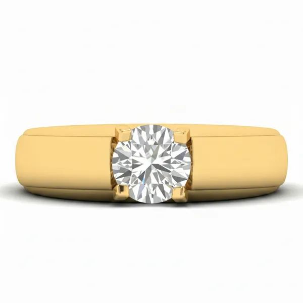 Whimsical Modern Diamond Ring - View 2