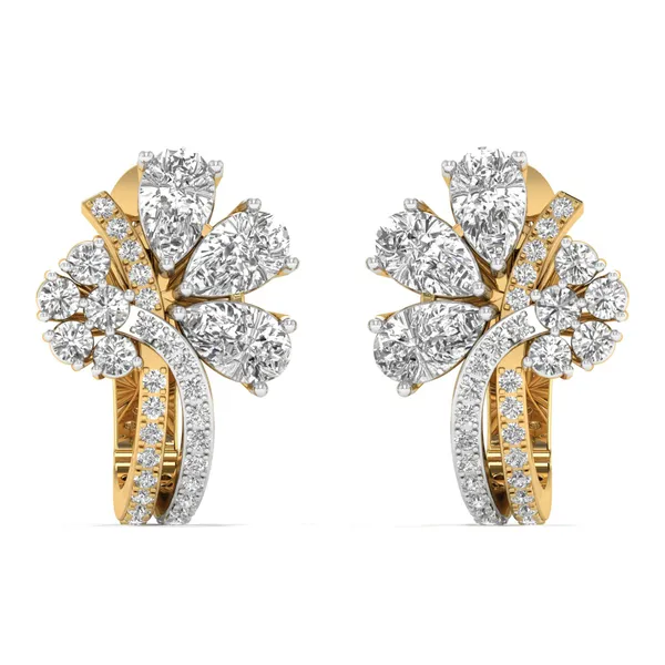 Luccicante Beacon Grand Cascade Earrings - Laboratory-Grown Diamond Earrings