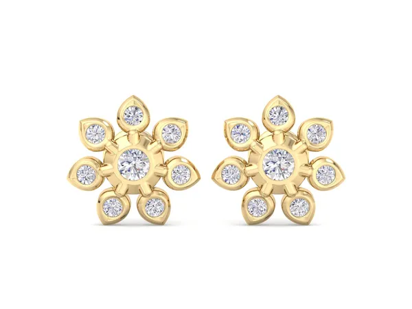 Rafaela Mosaic Earrings - Laboratory-Grown Diamond Earrings