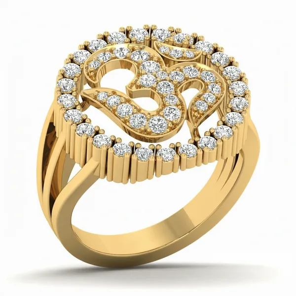 Stately Split-Shank Diamond Ring - Laboratory-Grown Diamond Ladies Ring