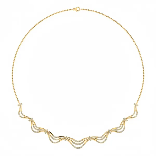 Exquisite Brilliance Diamond Necklace - Laboratory-Grown Diamond Necklace
