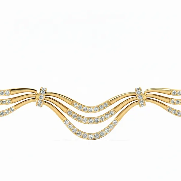 Exquisite Brilliance Diamond Necklace - View 4