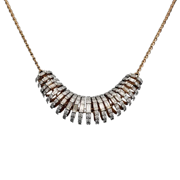 Charming Blossom Diamond Pendant with Chain - View 2