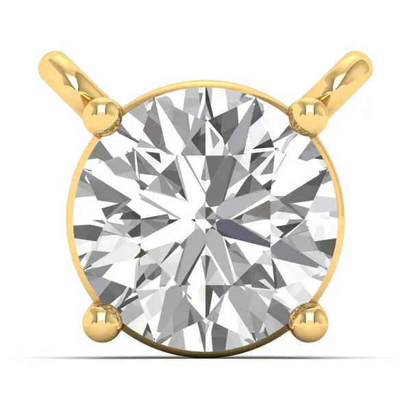 Luminous Paisley Diamond Pendant - Laboratory-Grown Diamond Pendant
