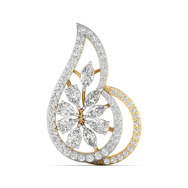 Iconic Horseshoe Diamond Pendant - Laboratory-Grown Diamond Pendant