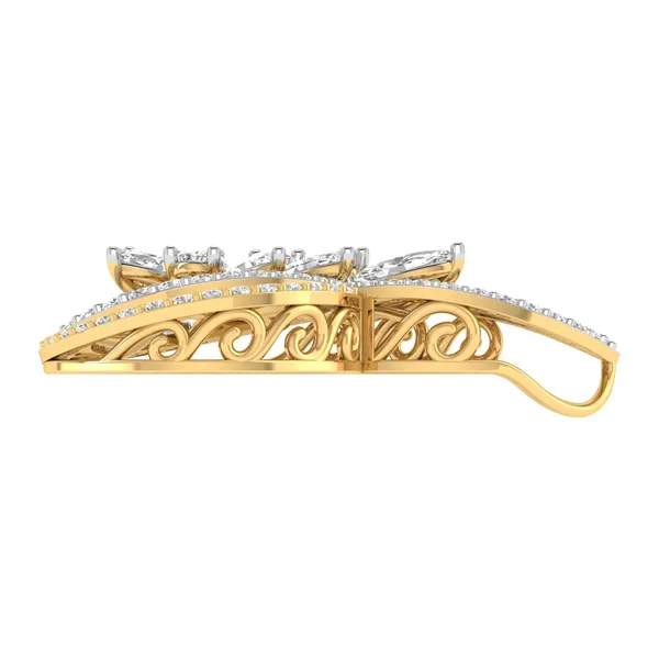 Iconic Horseshoe Diamond Pendant - View 3