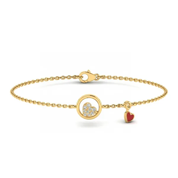Ravishing Herringbone Diamond Bracelet - Laboratory-Grown Diamond Ladies Bracelet