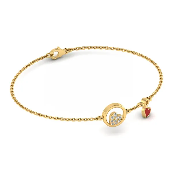Ravishing Herringbone Diamond Bracelet - View 4