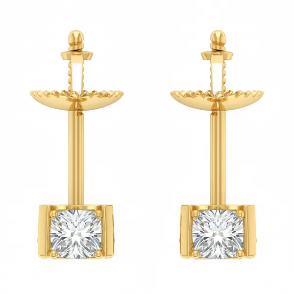 Hesper Diamond Studs - View 4