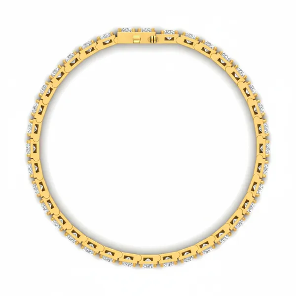 Stunning Accent Diamond Bracelet - View 3