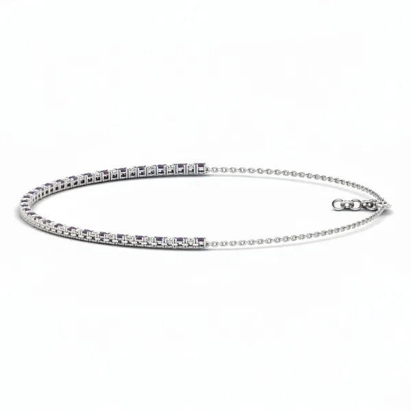 Harmonious Festoon Diamond Necklace - View 2