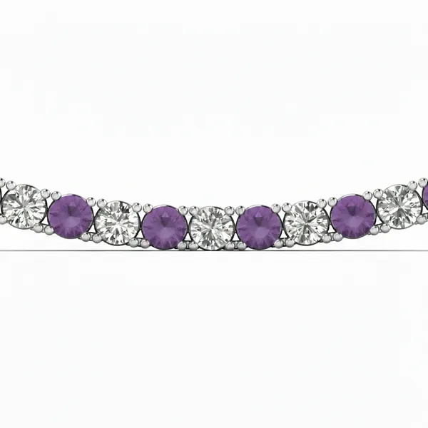 Harmonious Festoon Diamond Necklace - View 4