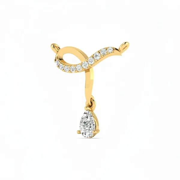 Precious Aurora Diamond Mangalsutra - View 2