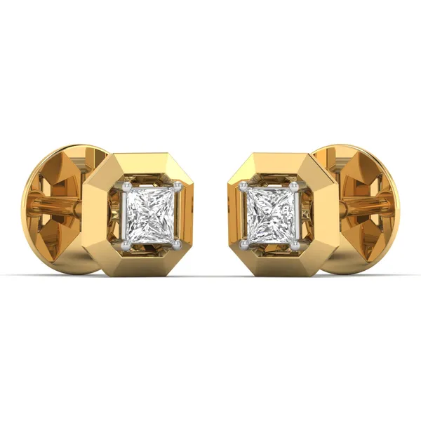 Ondine Single Diamond Studs - View 2