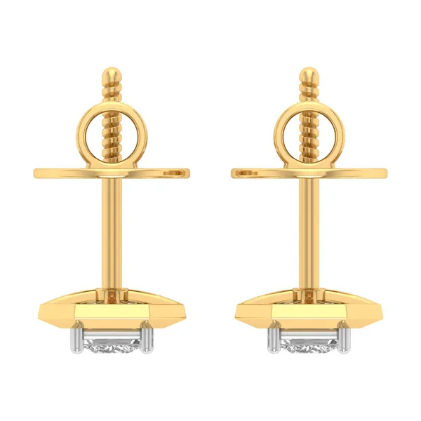 Ondine Single Diamond Studs - View 4