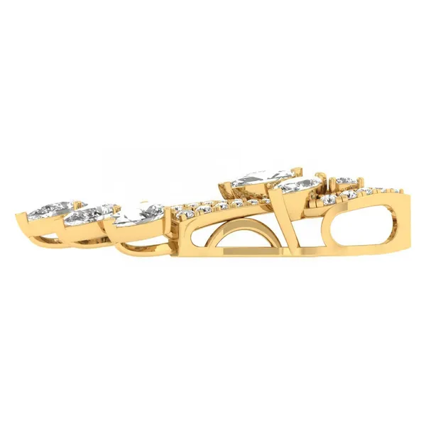 Harmonious Bar Diamond Pendant - View 3
