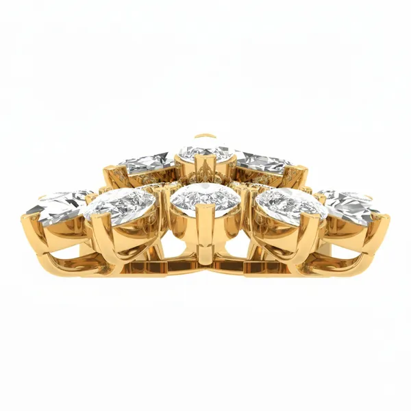 Harmonious Bar Diamond Pendant - View 4