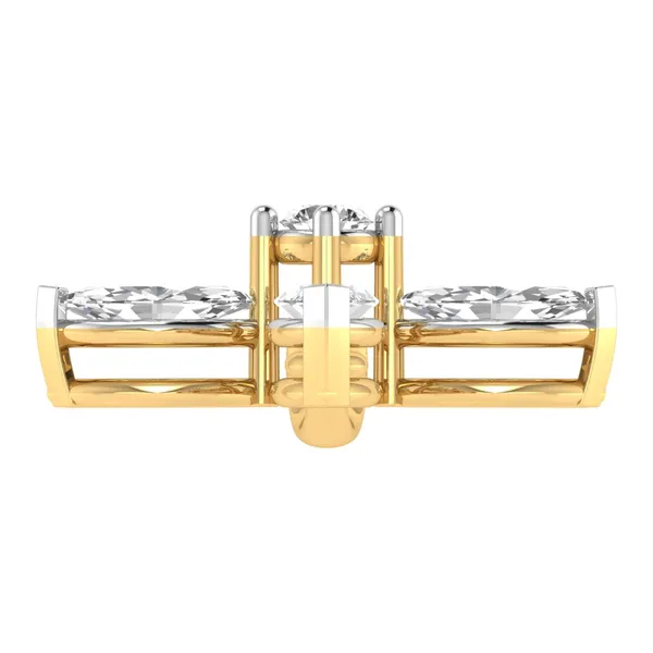Dreamy Bar Diamond Pendant - View 4