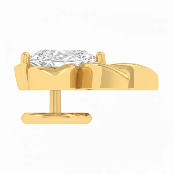 Splendid Modern Diamond Nosepin - View 3