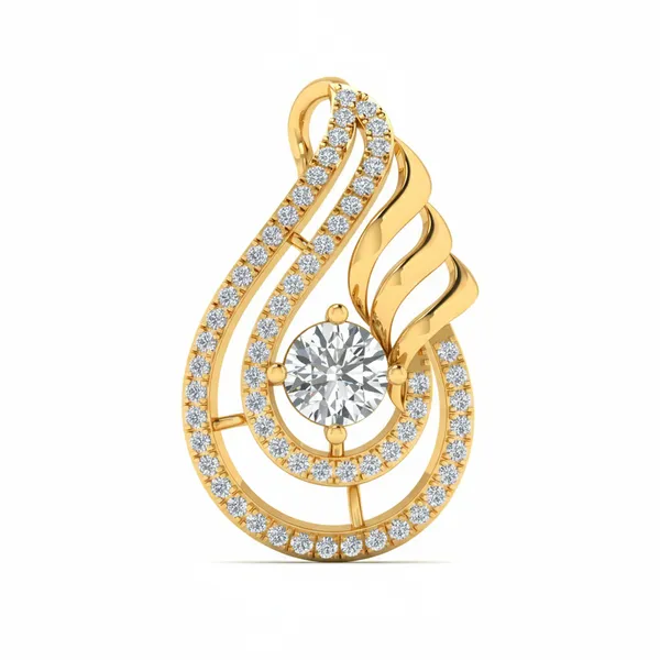 Resplendent Cascade Diamond Pendant - Laboratory-Grown Diamond Pendant
