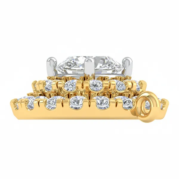 Radiant Radiance Diamond Pendant - View 3