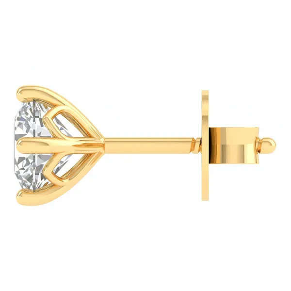 Sfavillante Snowflake Solitaire Earrings - View 3