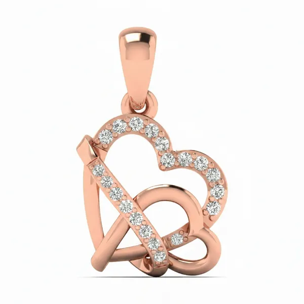 Bespoke Lotus Diamond Pendant - Laboratory-Grown Diamond Pendant