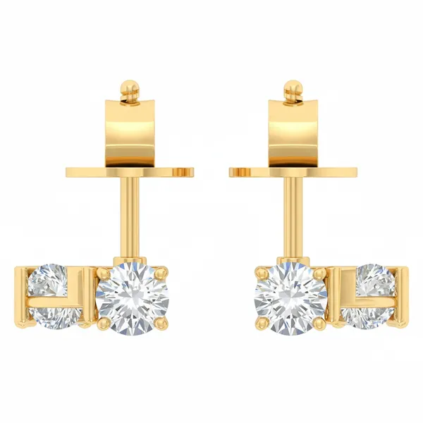 Talisman Halo Mosaic Earrings - View 4