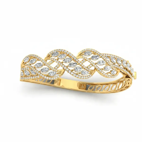 Dreamy Brilliance Diamond Bangle - Laboratory-Grown Diamond Bangle