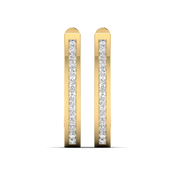 The Kassandra Ribbon Grand Cascade Earrings - Laboratory-Grown Diamond Earrings