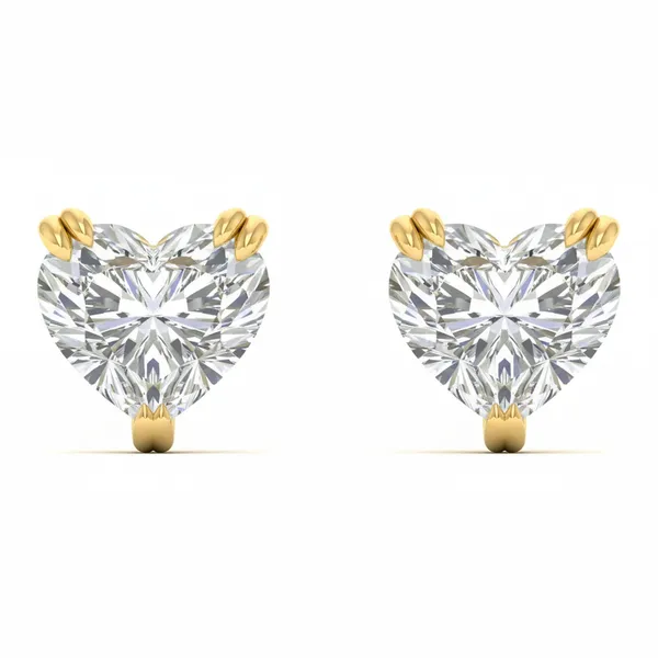 Tiarella Solo Stone Earrings - Laboratory-Grown Diamond Earrings