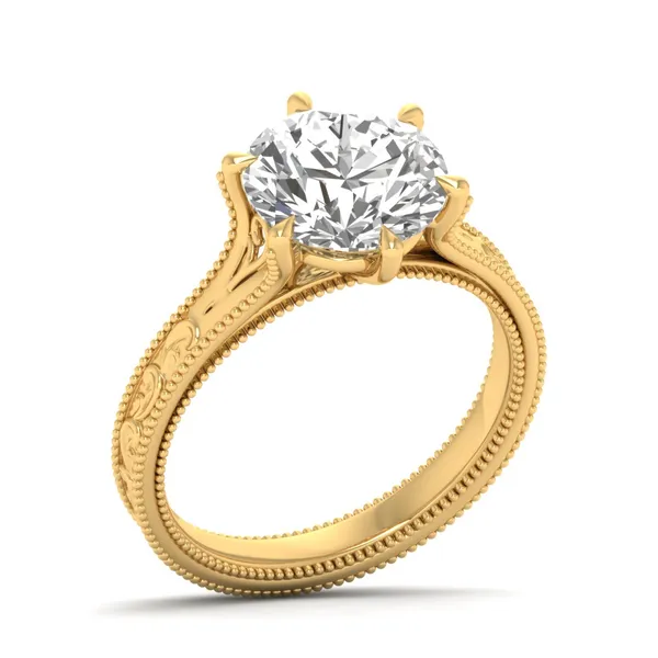 Luminous Signet Diamond Ring - Laboratory-Grown Diamond Ladies Ring