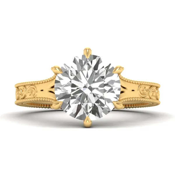 Luminous Signet Diamond Ring - View 2